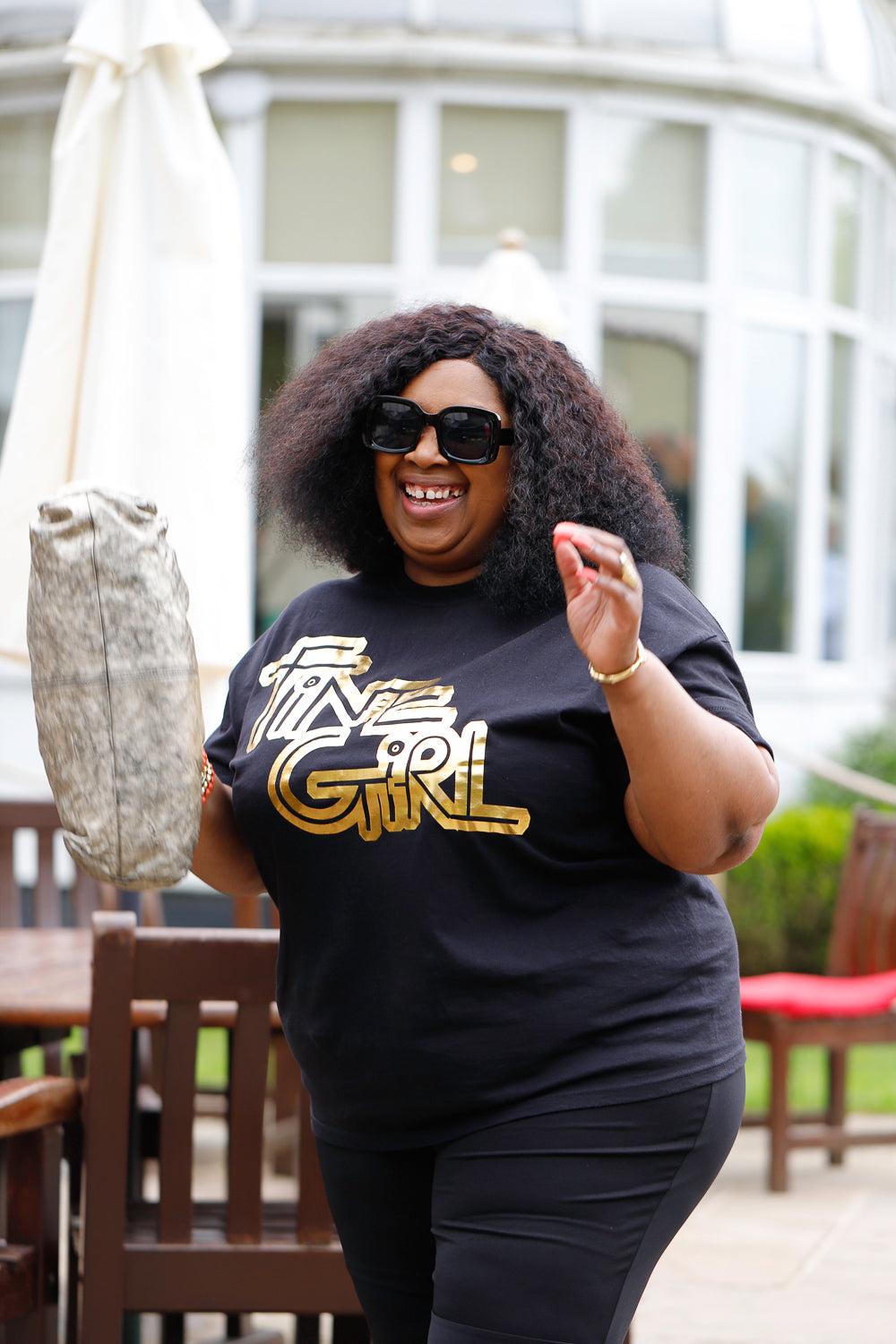 Curvvy Fine Girl T-shirt - Image #1