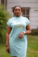 Curvvy Fine Girl Short T-shirt Dress - Image #3