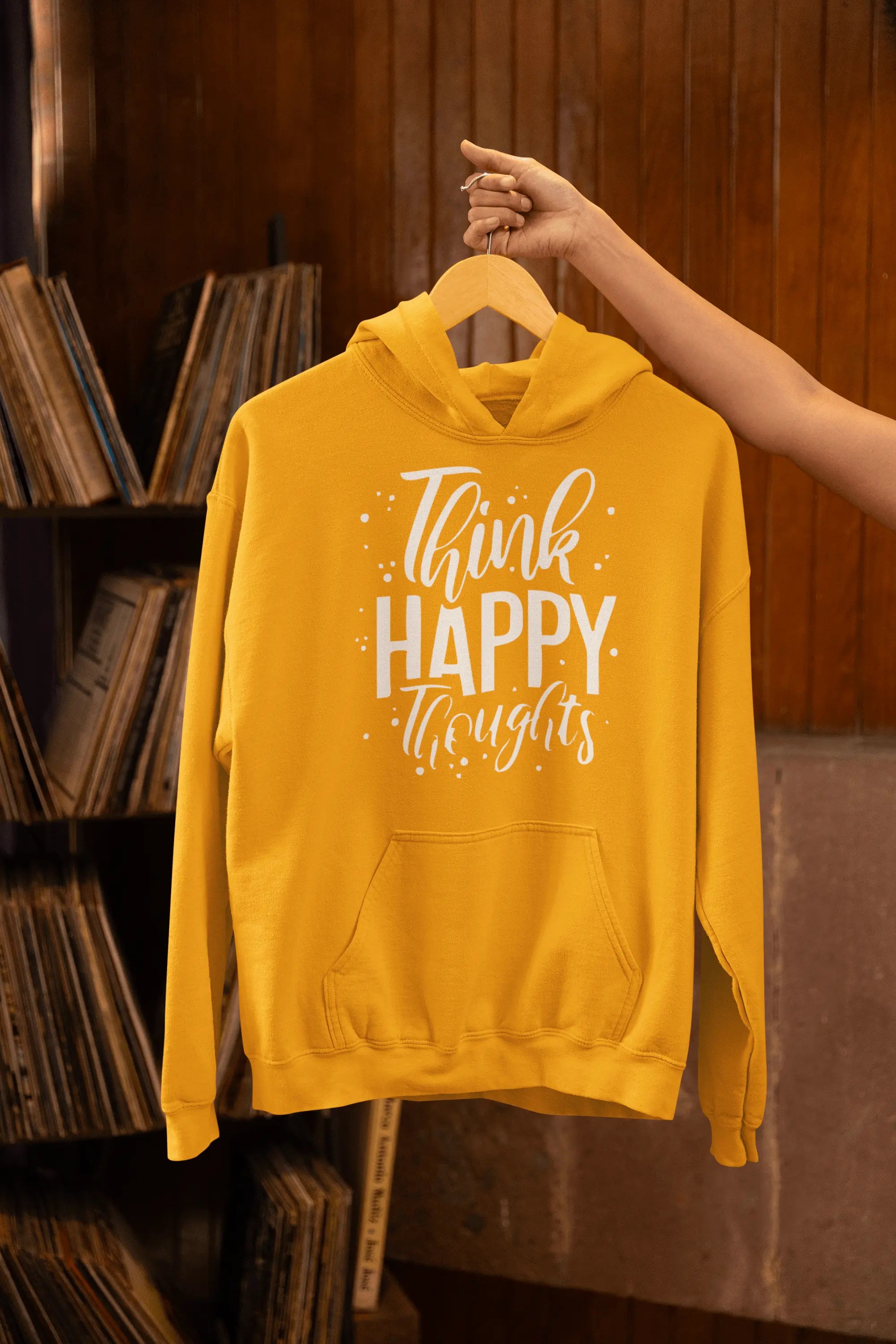 Think Happy Thoughts Sweatshirt - Image #3
