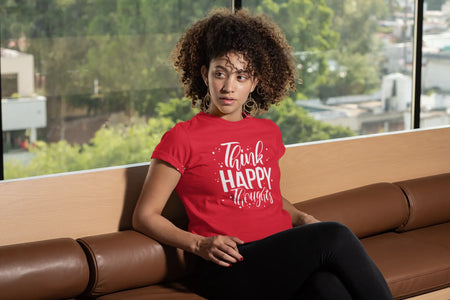 You added <b><u>Think Happy Thoughts T shirt</u></b> to your cart.