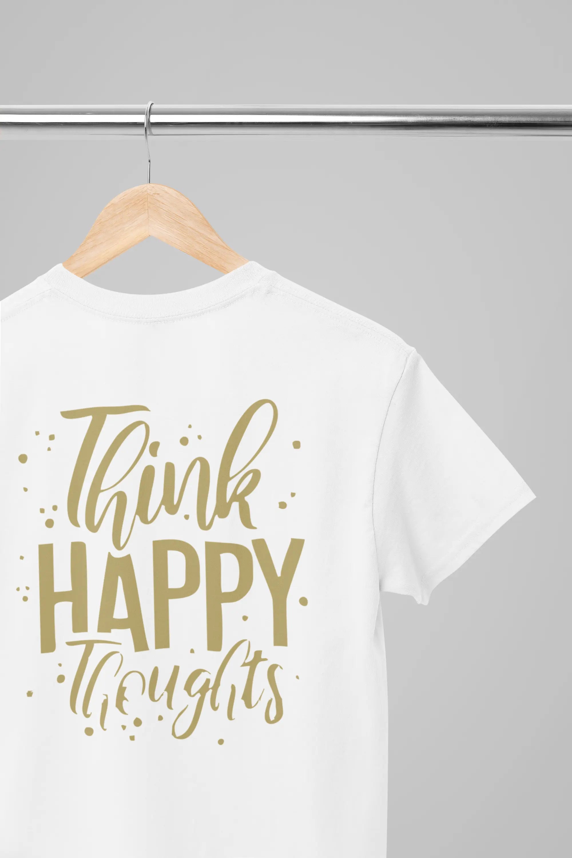 Think Happy Thoughts T shirt - Image #7