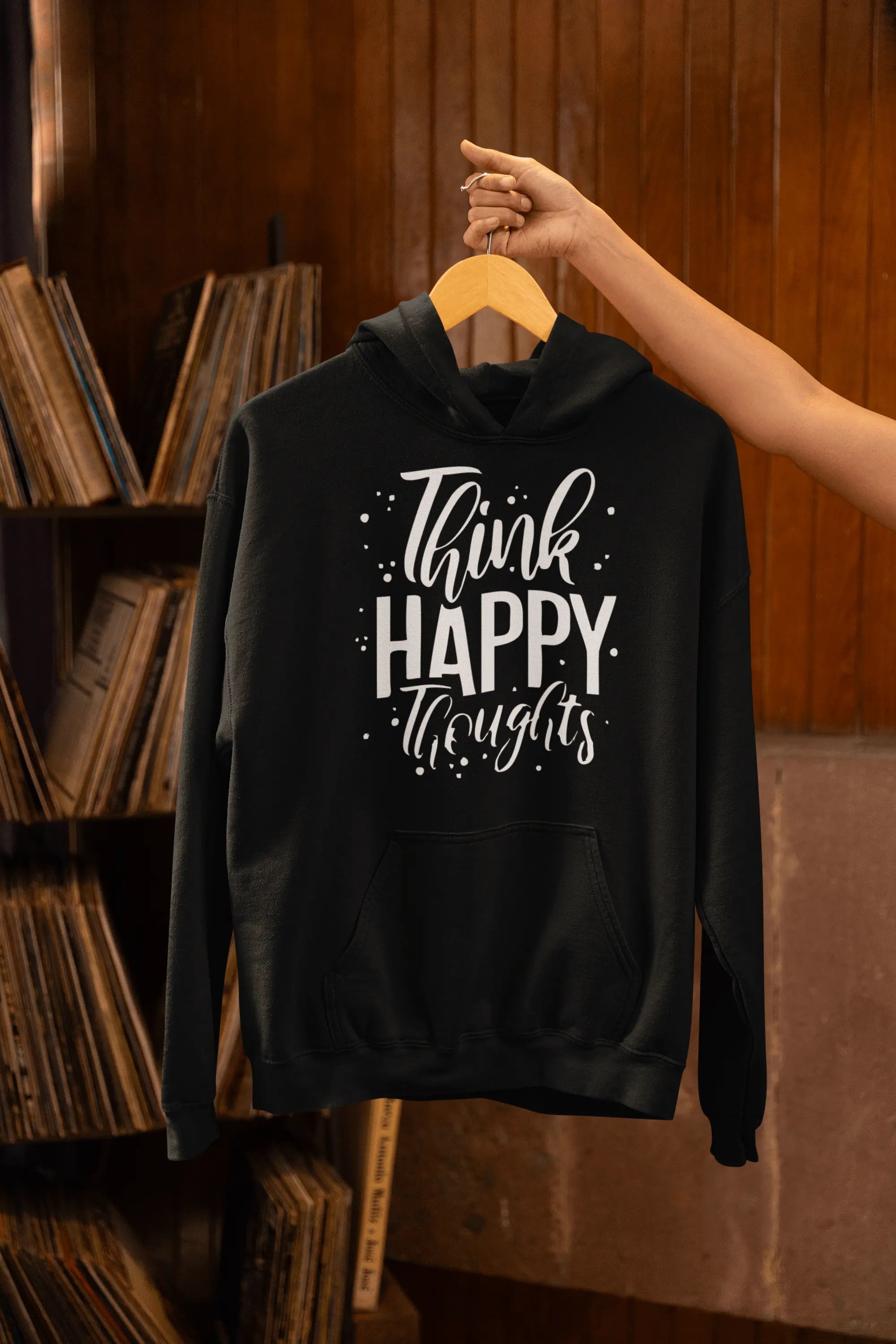 Think Happy Thoughts Sweatshirt - Image #5