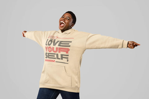 LOVE YOURSELF Fine Girl Oversized Hoodie