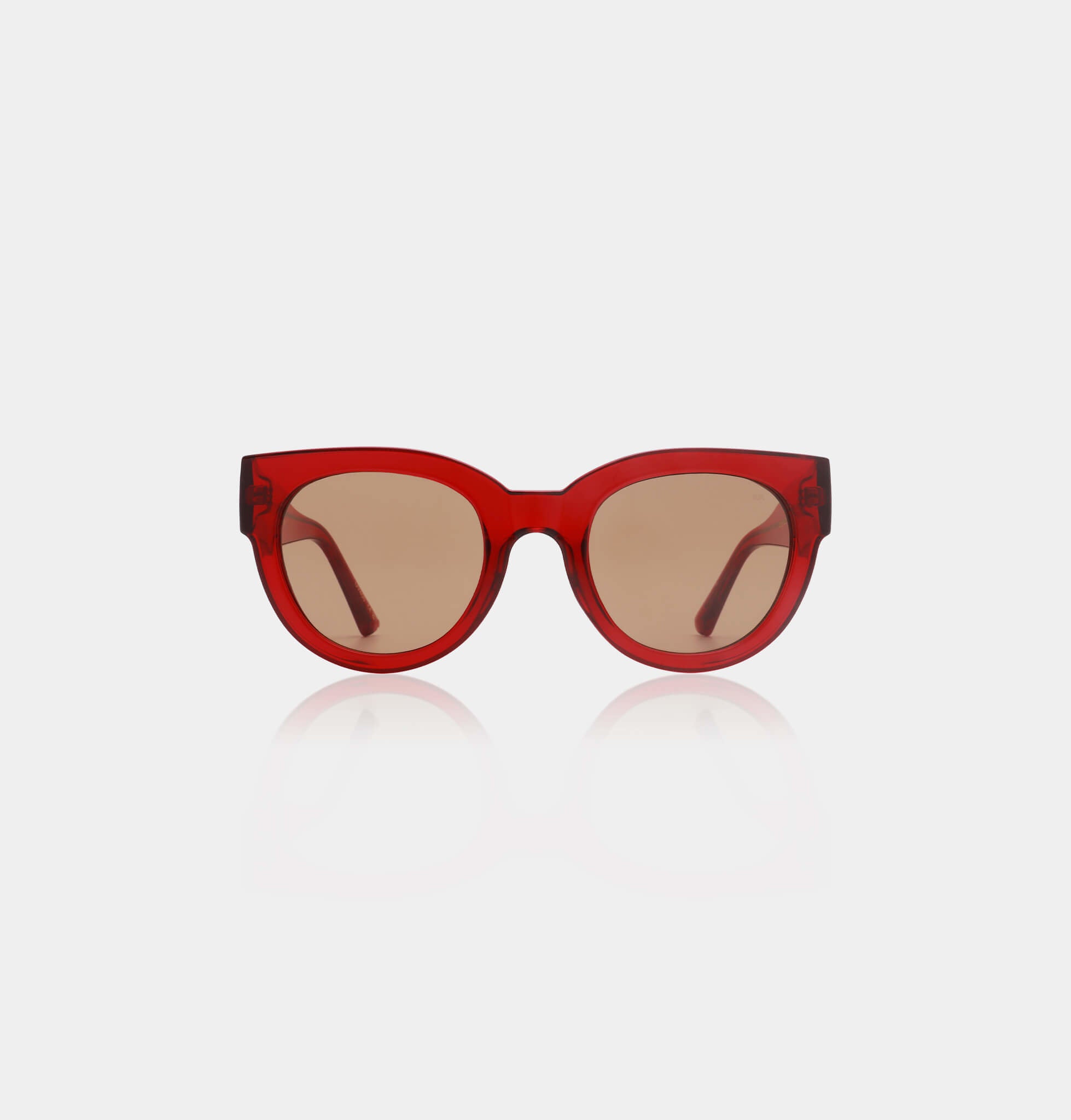 Lily Sunglasses Red Transparent