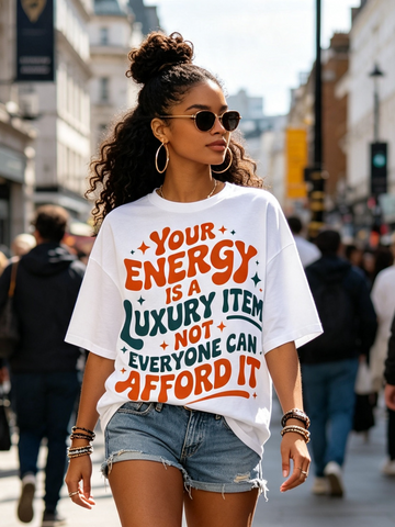 Your Energy Is a Luxury Item™ Graphic T-Shirt