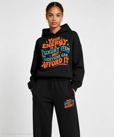 Your Energy is a Luxury Item™ Tracksuit Set