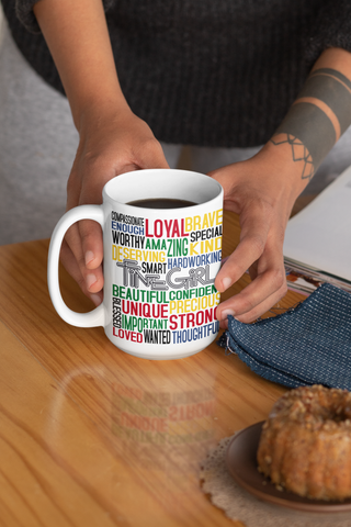 Personalities of a Fine Girl  Mug - Image #1