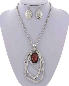 You added <b><u>Alake Hammered Glass Pendant Necklace & Earring Set</u></b> to your cart.