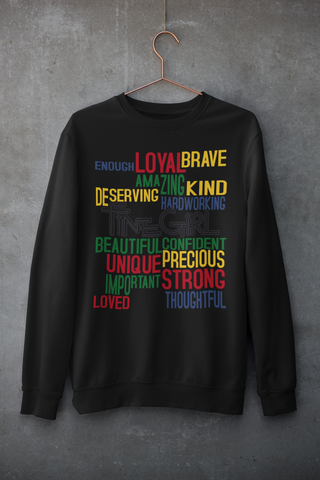 Personalities of a Fine Girl  Sweatshirt - Image #6