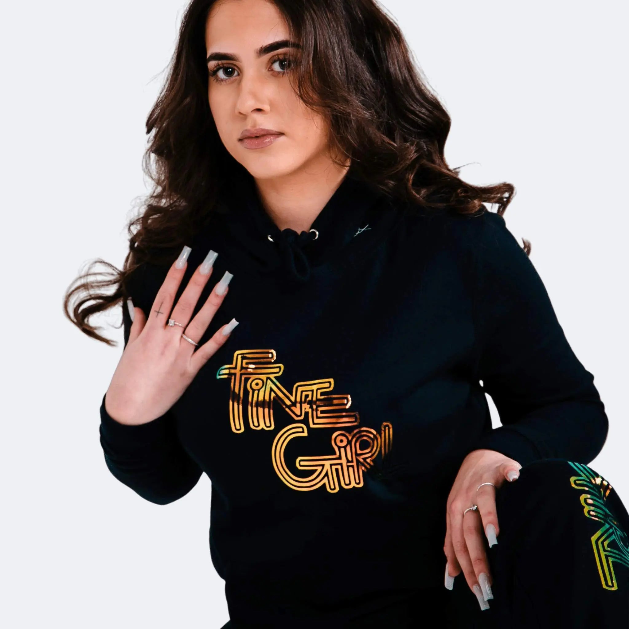 The Iconic Fine Girl Hoodie-The Fine Girl Boutique-hoodies
