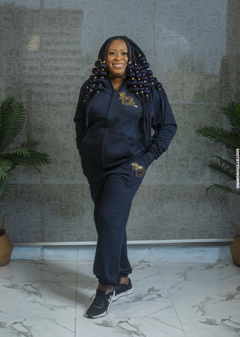 The Iconic Fine Girl  Zip -through Hoodie Loungewear - Image #5