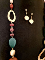 Abiye Long Necklace and Earring Set - Image #5