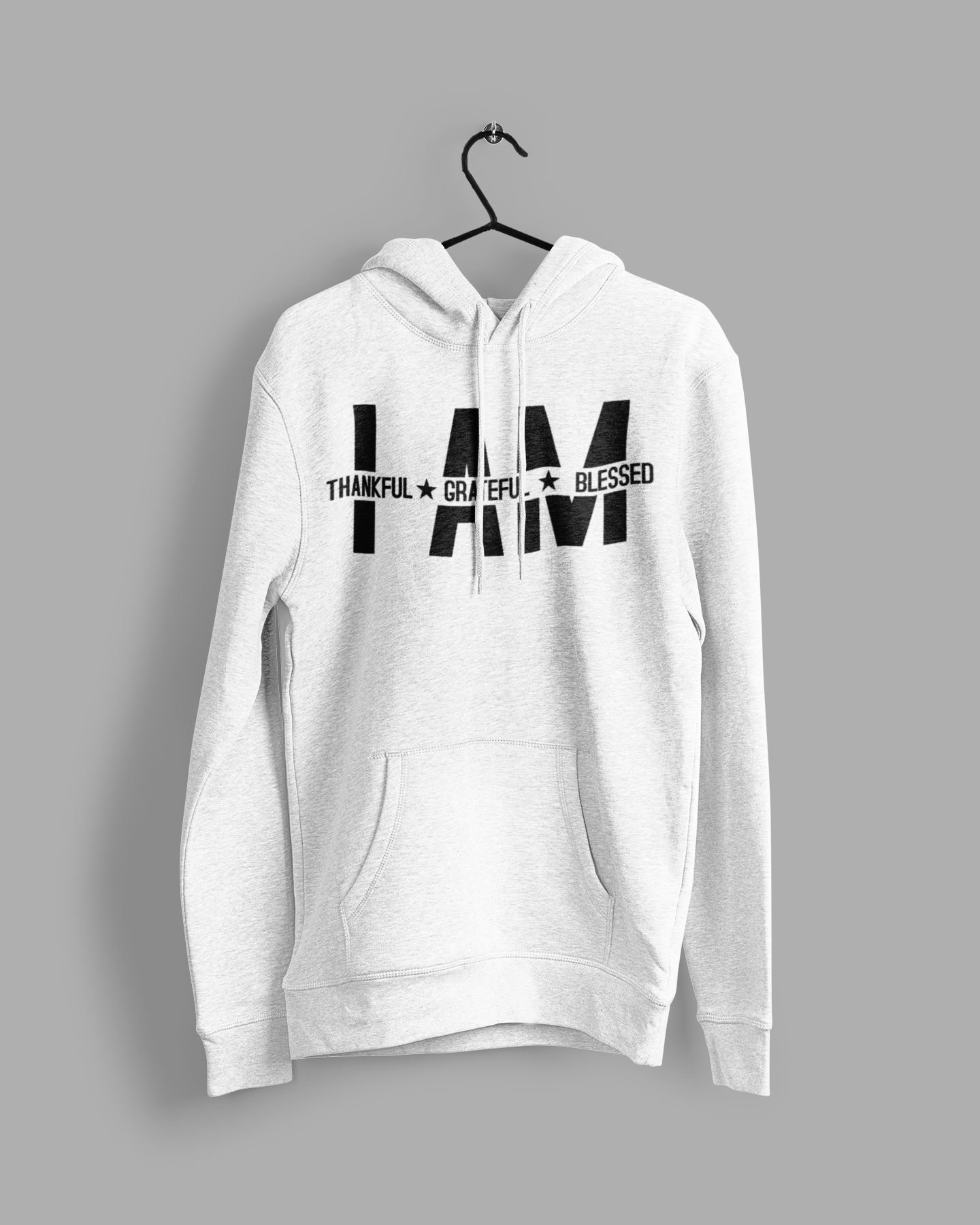 I AM THANKFUL, GRATEFUL, BLESSED Hoodie - Image #2