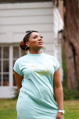 Curvvy Fine Girl Short T-shirt Dress - Image #2