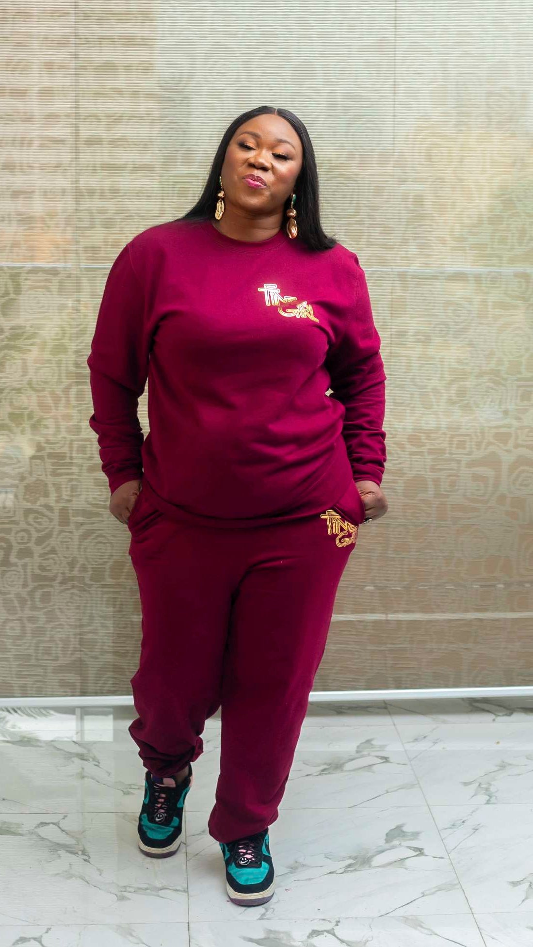 The Iconic Fine Girl Hoodie Tracksuit - Image #9