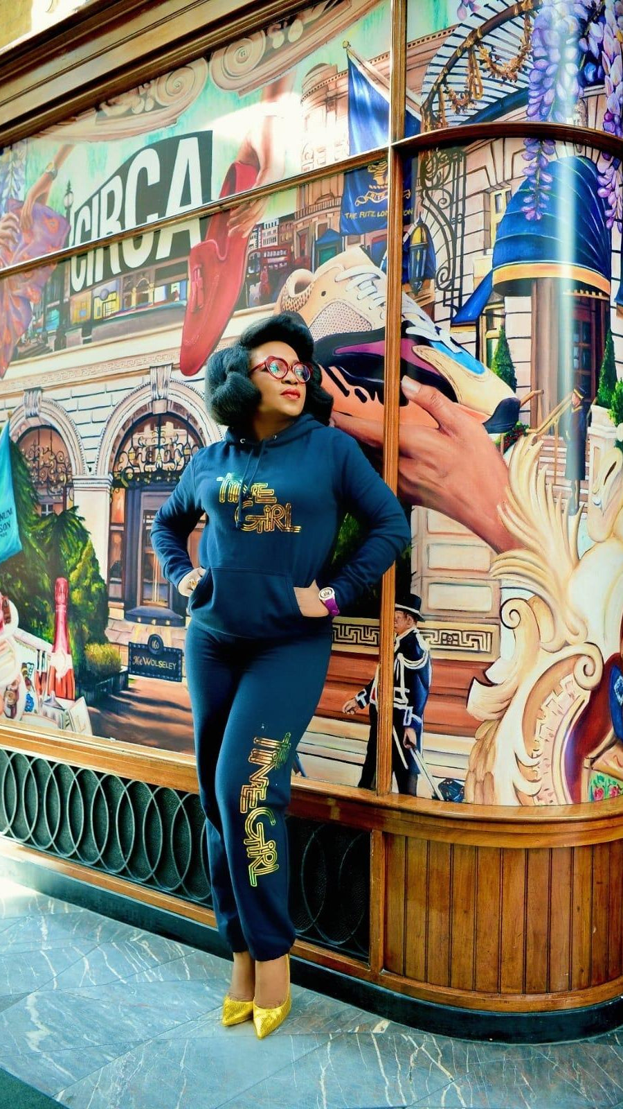 The Iconic Fine Girl Hoodie Tracksuit - Image #1