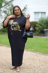 Curvee Fine Girl Long T-shirt Dress - Image #1