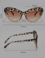 Cateye Print Sunglasses - Image #3