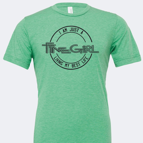 My Best Life Circle T-Shirt-The Fine Girl Boutique-T-shirt