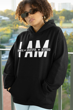 I AM THANKFUL, GRATEFUL, BLESSED Hoodie - Image #1